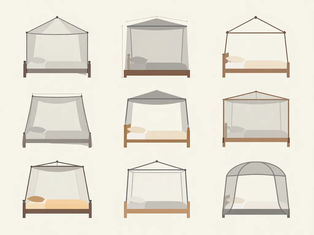 ciel de lit moustiquaire tailles installation