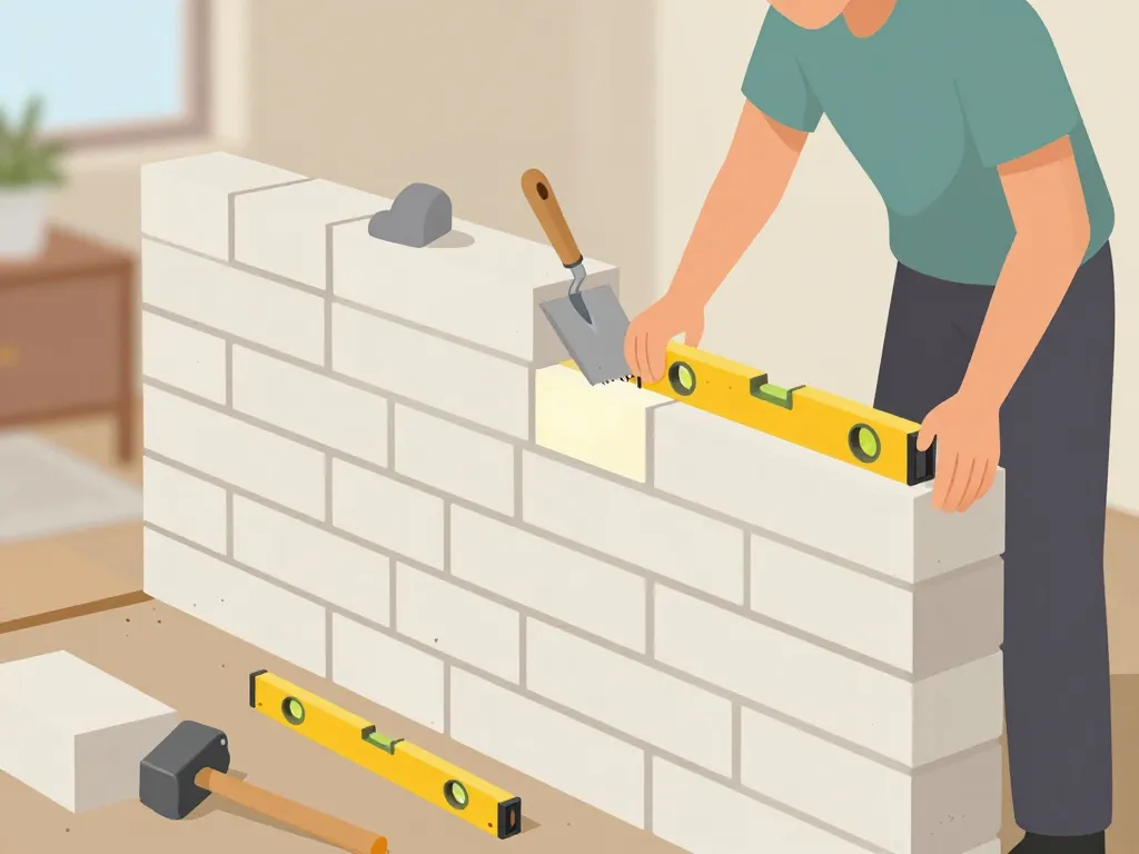 coller du siporex pose mur technique