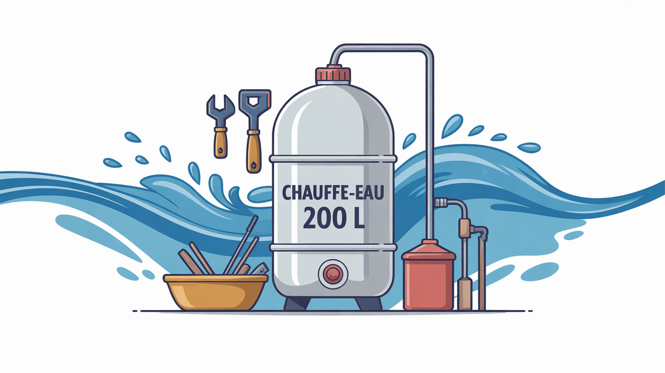 combien de temps pour vidanger un chauffe-eau de 200l visuel professionnel