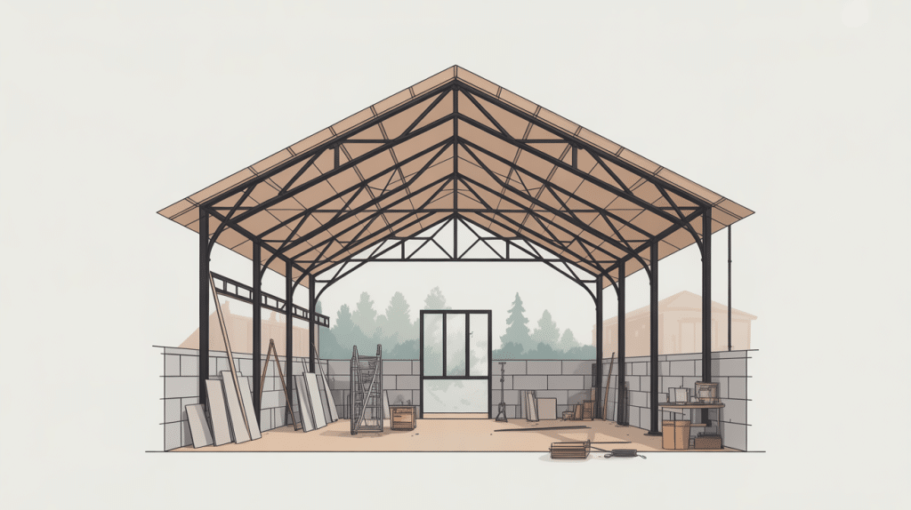 illustration technique demi stil placo ossature métallique