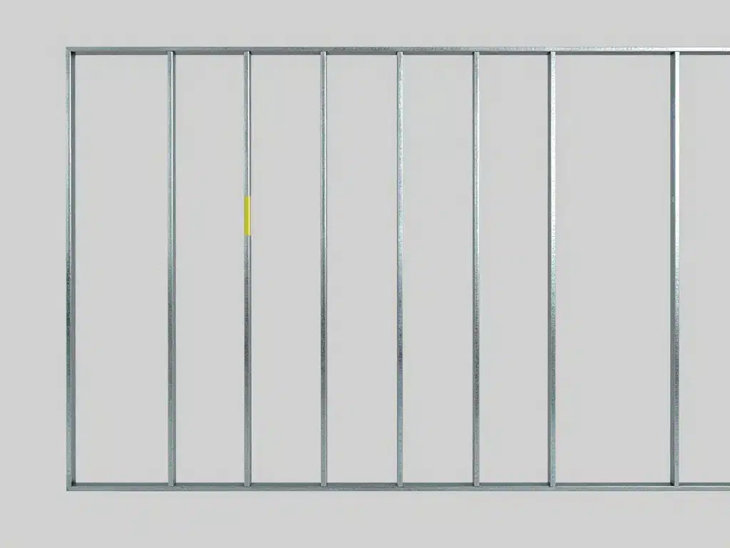 schéma explicatif demi stil placo ossature métallique