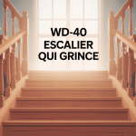 escalier qui grince wd40 ambiance silencieuse
