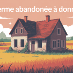 illustration ferme abandonnée à donner France