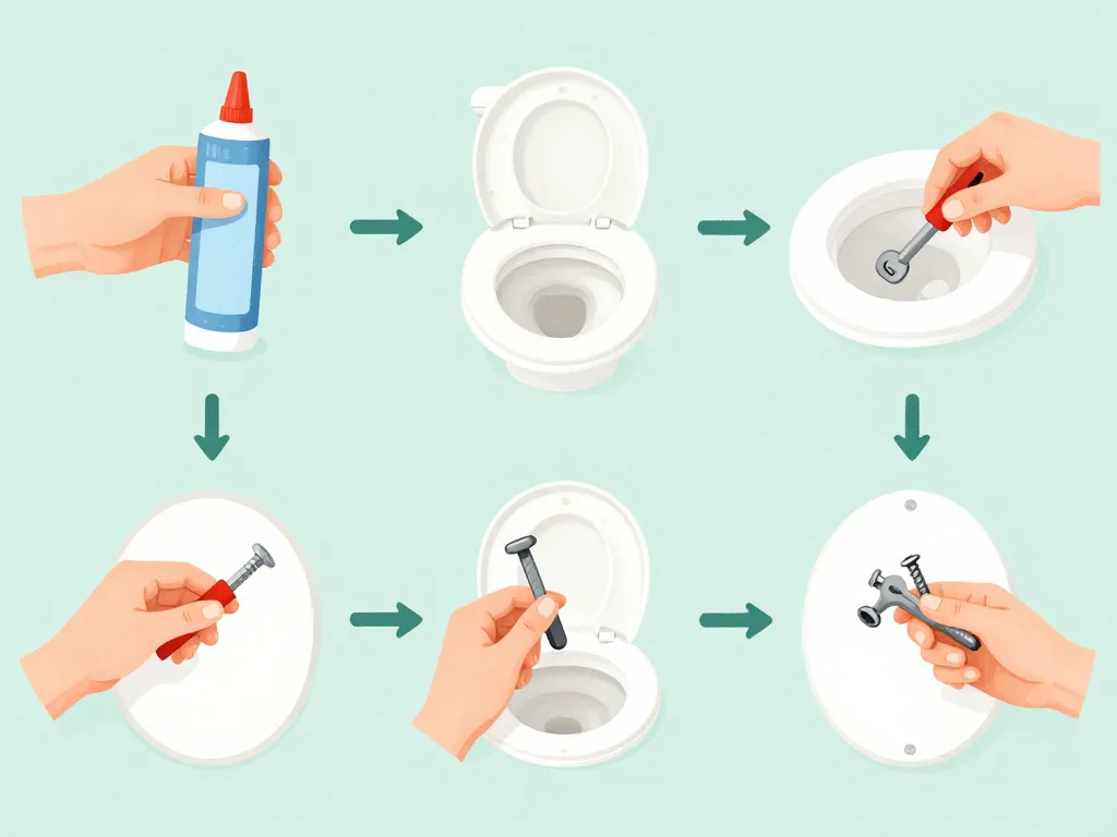 impossible enlever abattant wc demontage vis outils