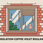 illustration isolant pour coffre volet roulant chaleur bruit maison