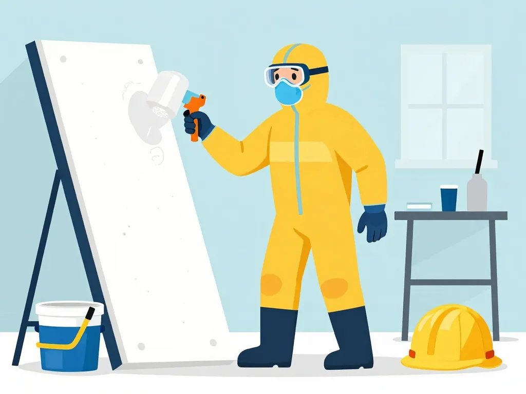 isolation mousse polyuréthane projetée faire soi-même matériel protection et préparation chantier