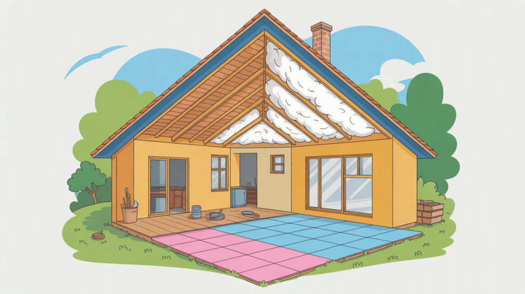 isolation mousse polyuréthane projetée faire soi-même dans les combles et plancher maison
