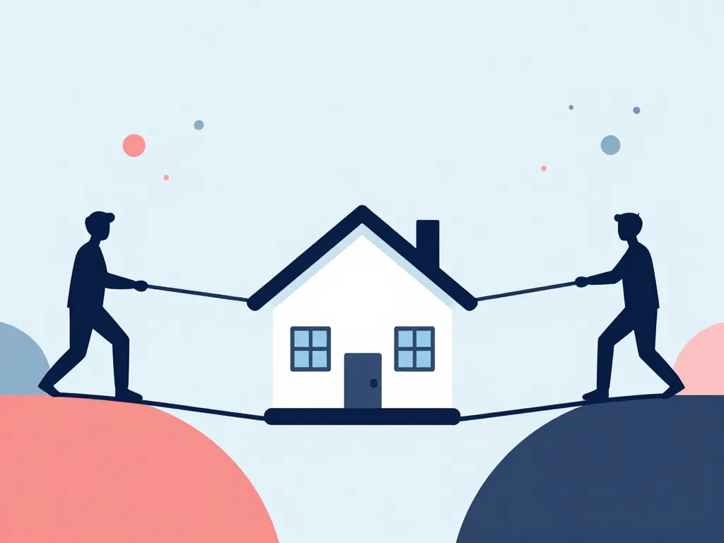 maison à vendre cause divorce urgent contexte légal