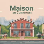 maison au cameroun illustration achat et construction