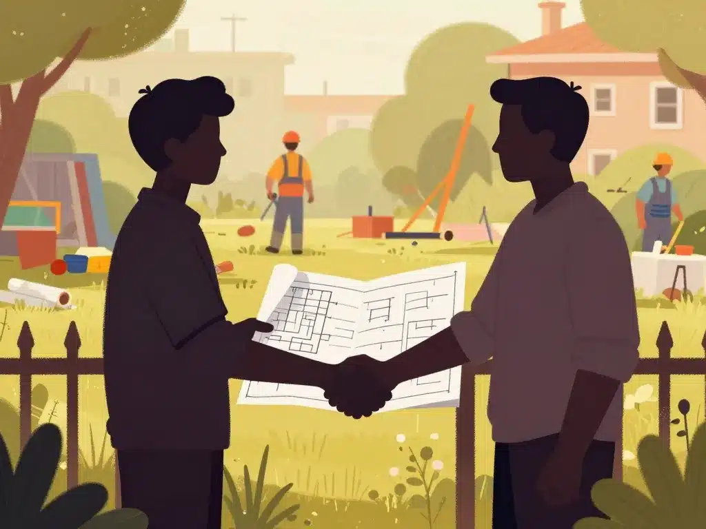 montant indemnité tour d'échelle accord amiable voisins