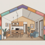 ouate de cellulose isolation phonique dans maison moderne