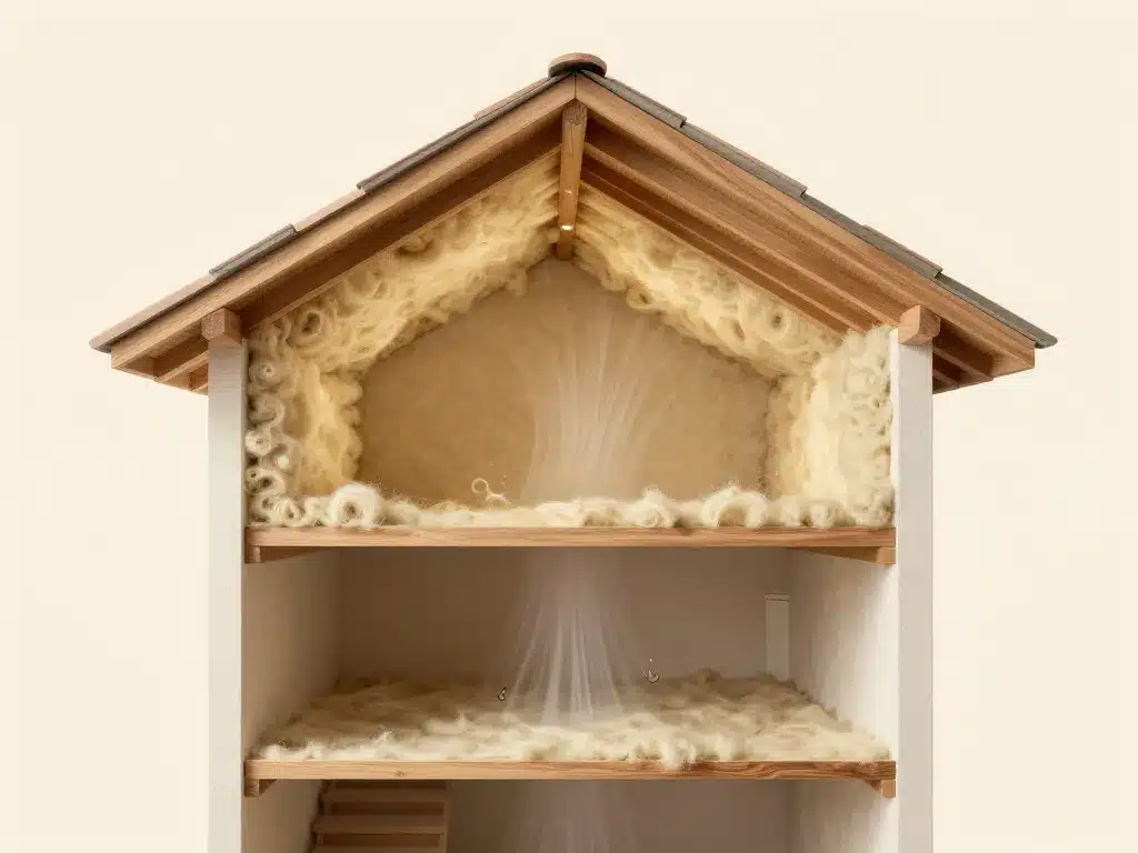 ouate de cellulose isolation phonique zones efficaces maison