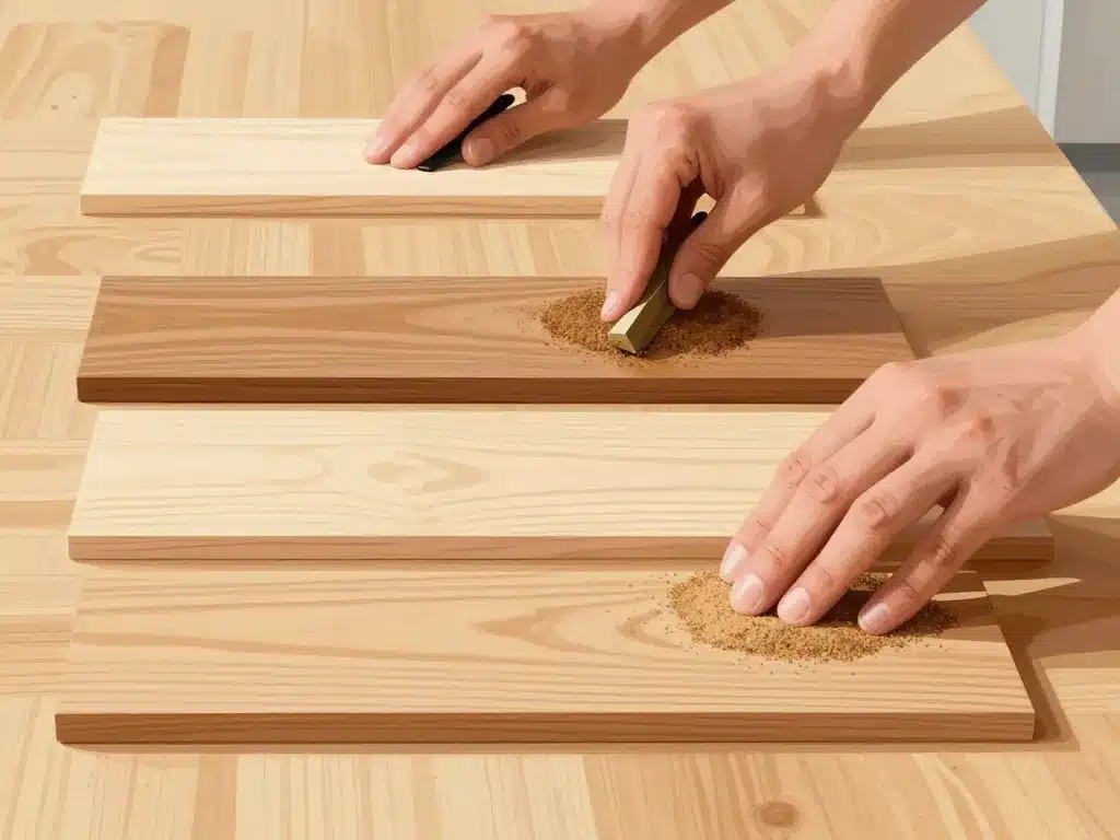 peut on vernir un bois huile nettoyage poncage inspection