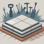 illustration poids carrelage m2 et couches de pose