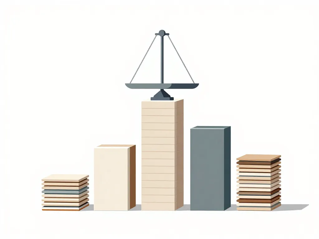 comparatif poids carrelage m2 selon matériau