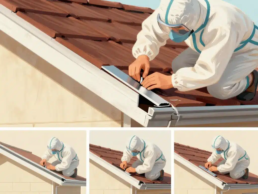 étapes pose solin installation sur toiture