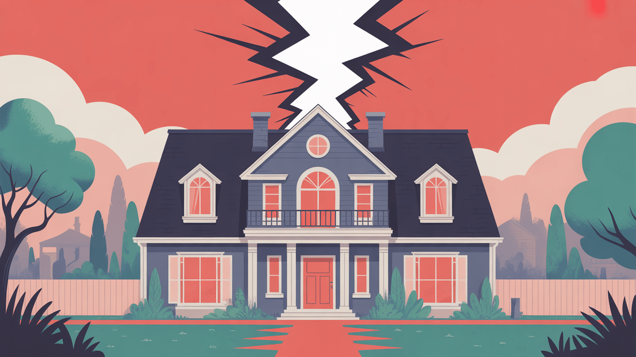 poutre fissurée danger illustration maison