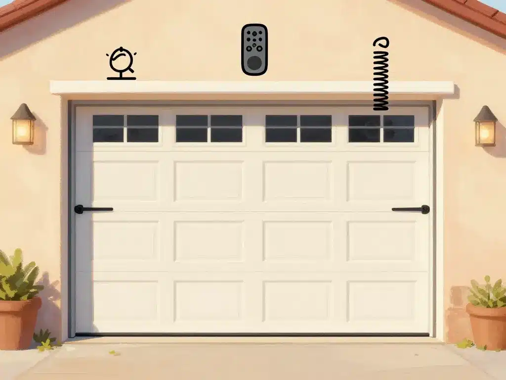 probleme porte de garage sectionnelle pannes courantes