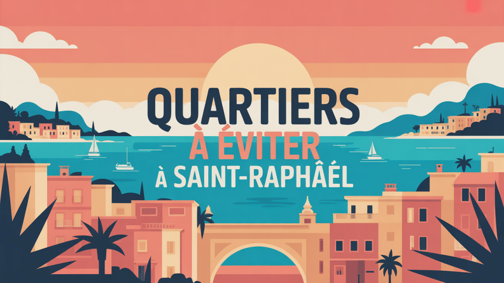 vue abstraite quartier a eviter saint-raphaël