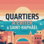 vue abstraite quartier a eviter saint-raphaël