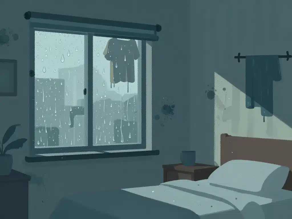 Chambre avec signes taux humidité chambre 80 moisi