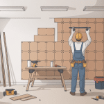 Illustration du guide pour visser placo directement sur mur existant