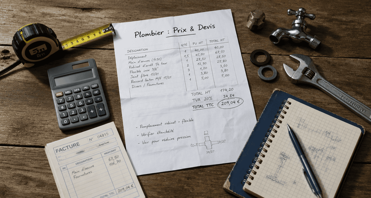 artisan en 1 clic plombier prix devis outils