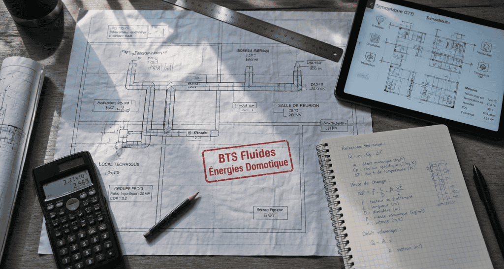bts plomberie plans CVC et bureau technique