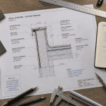 acrotère toiture terrasse plan et accessoires