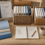 aide rangement maison table organisée