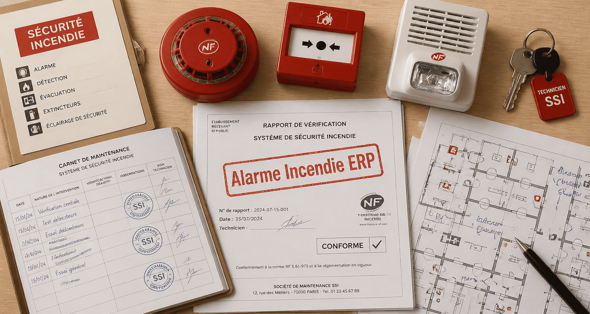 alarme incendie prix documents conformité