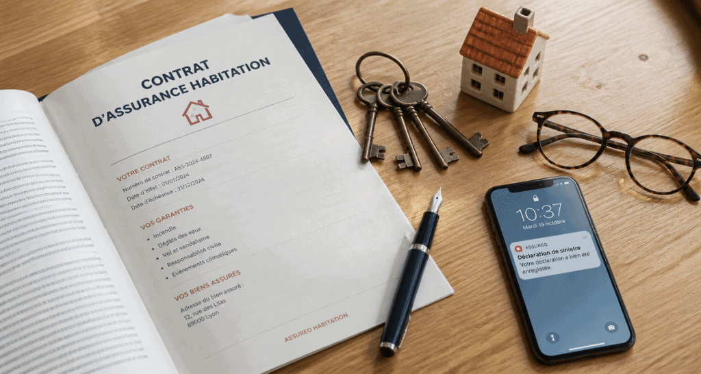assurance habitation locataire ou propriétaire contrat clés maison