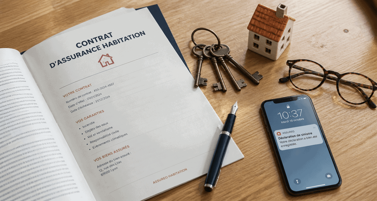 assurance habitation locataire ou propriétaire contrat clés maison