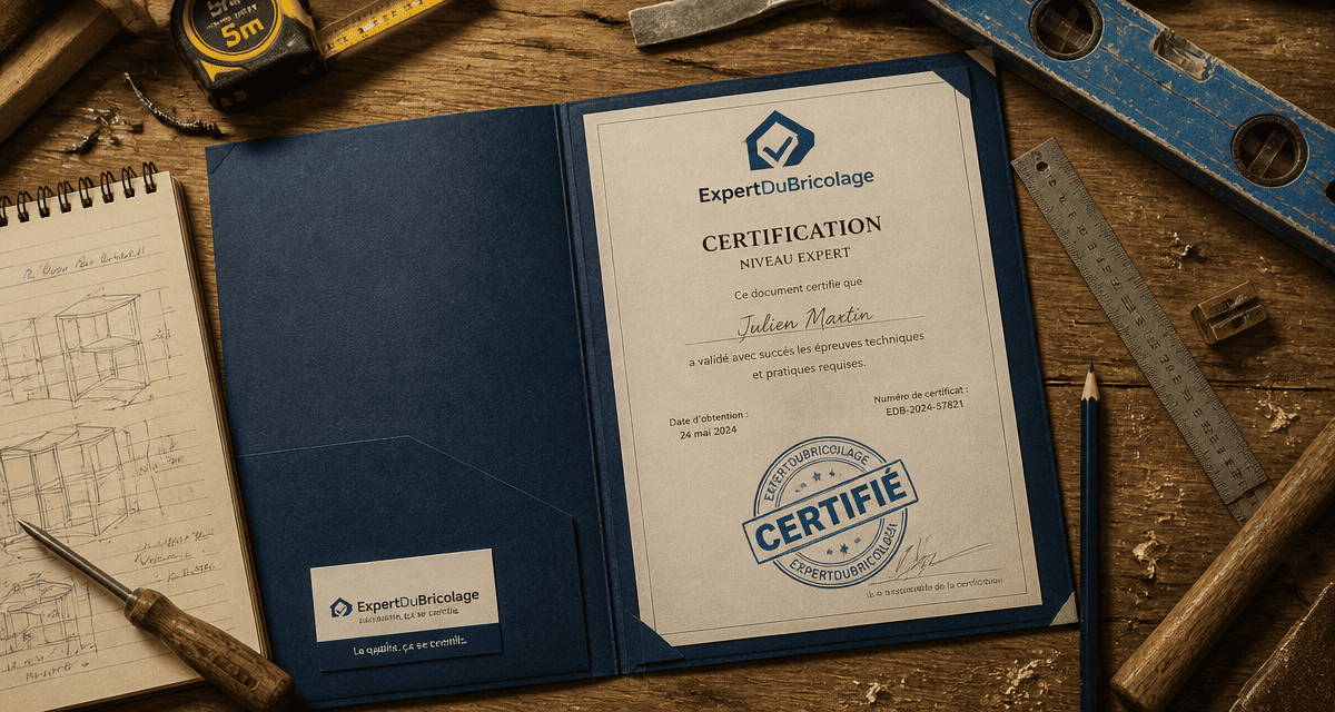 certification pro expertdubricolage gratuit dossier outils