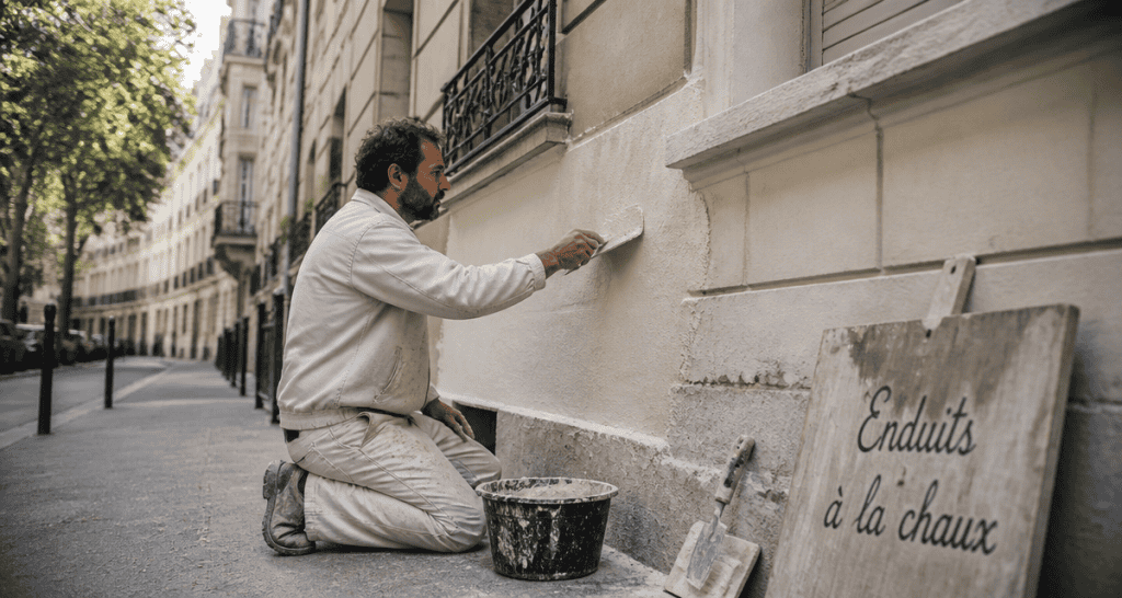 enduits à la chaux paris artisan façade pierre
