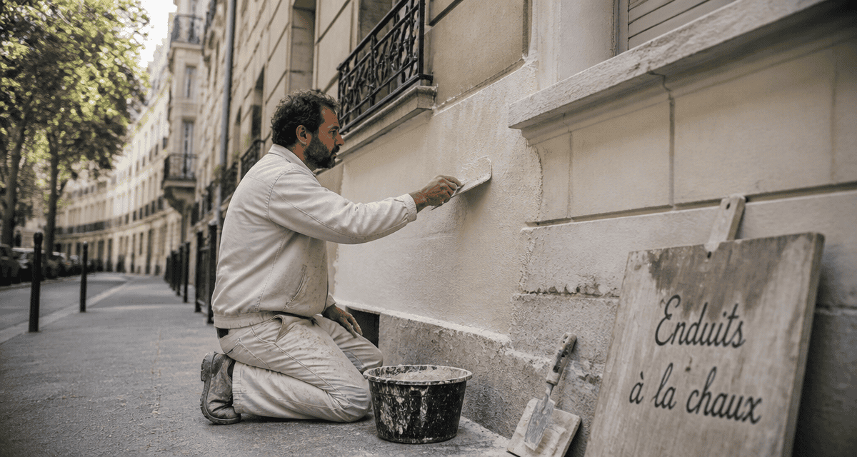 enduits à la chaux paris artisan façade pierre