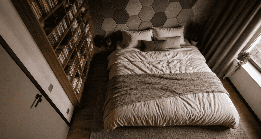 isolation phonique mur chambre sans travaux panneaux acoustiques