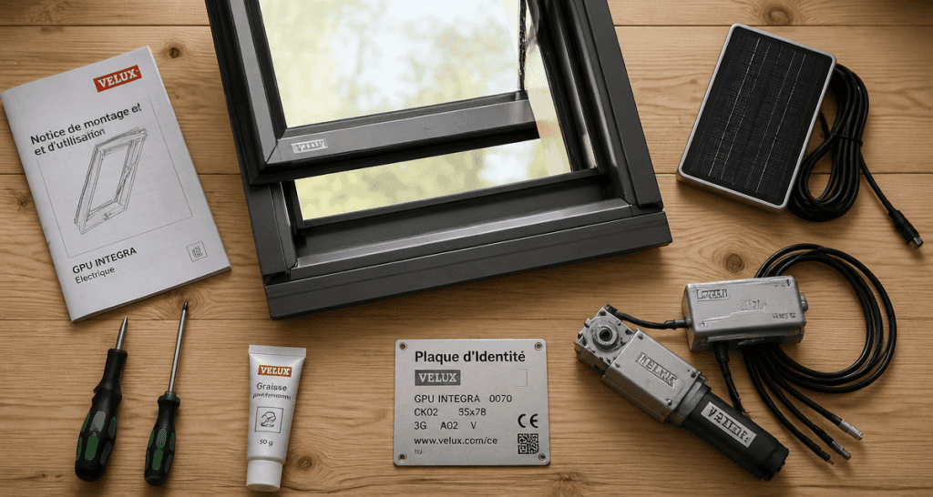 moteur electrique pour velux outils installation