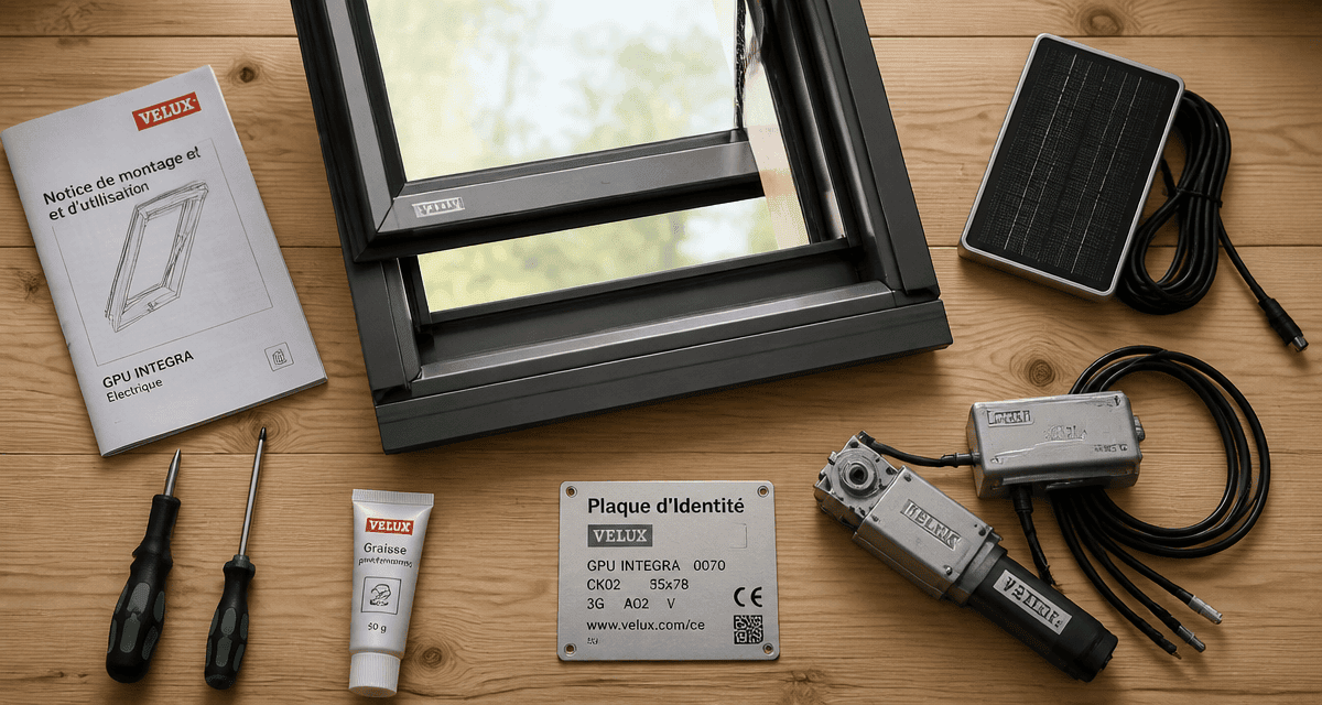 moteur electrique pour velux outils installation
