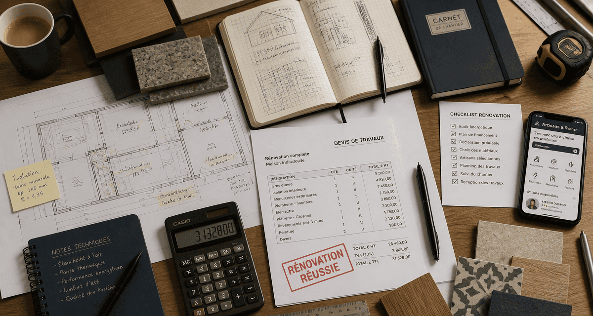 renovimmopro.fr guide bricolage bureau rénovation plans devis