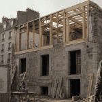 Surélévation maison ancienne chantier