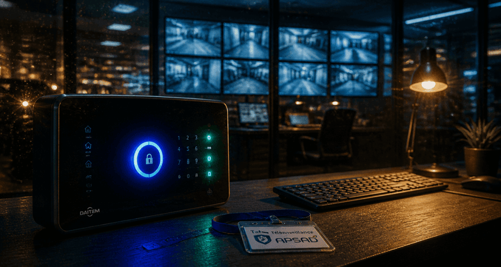 Télésurveillance locaux professionnels centrale d’alarme