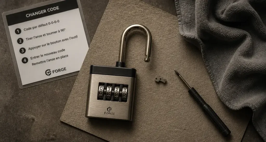 Code cadenas oublié : cadenas à code ouvert pour débloquer la serrure