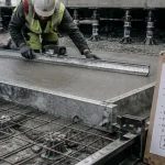 Dalle en béton armé sur plots : coffrage et treillis soudé