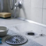 deboucher la douche : bicarbonate et vinaigre pour nettoyer la bonde du receveur