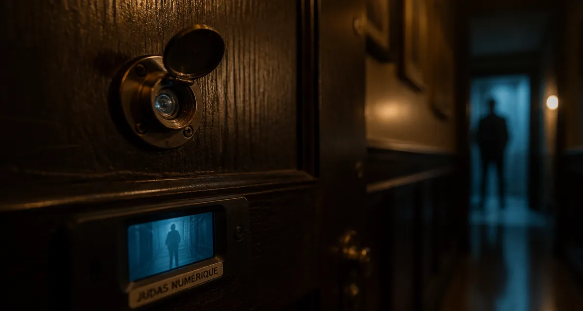 Judas sur porte : vision 160° pour sécuriser l’entrée
