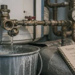 Pas de pression eau chaude : faible débit au chauffe-eau, manomètre et écoulement