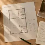 placard surface habitable plan et mesure