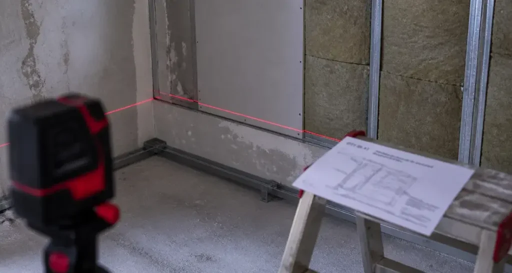 Plafond autoportant distance : contrôle du fléchissement BA13 et rails