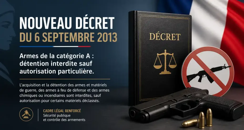 Nouveau décret du 6 septembre 2013